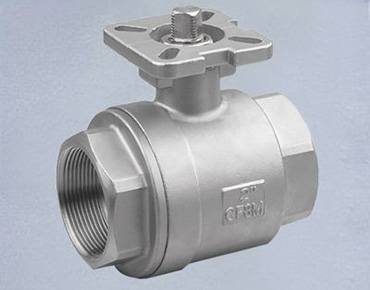 ANSI 1000WOG Thread End ISO Direct Mounting Pad 2PC Ball Valve