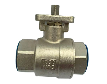 ANSI 1000WOG Thread End ISO Direct Mounting Pad 2PC Ball Valve