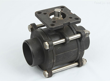 ANSI Thread End ISO Derect Mounting Pad Ball Valve 3PC