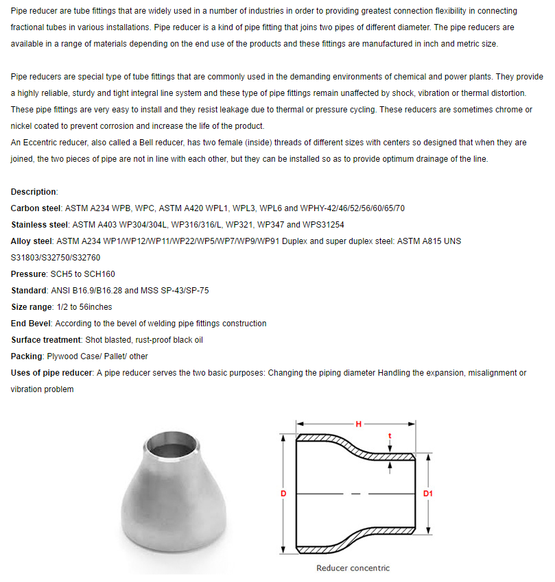 Concentric Reducer