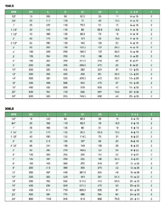 ANSI Stainless Steel Rising Metal